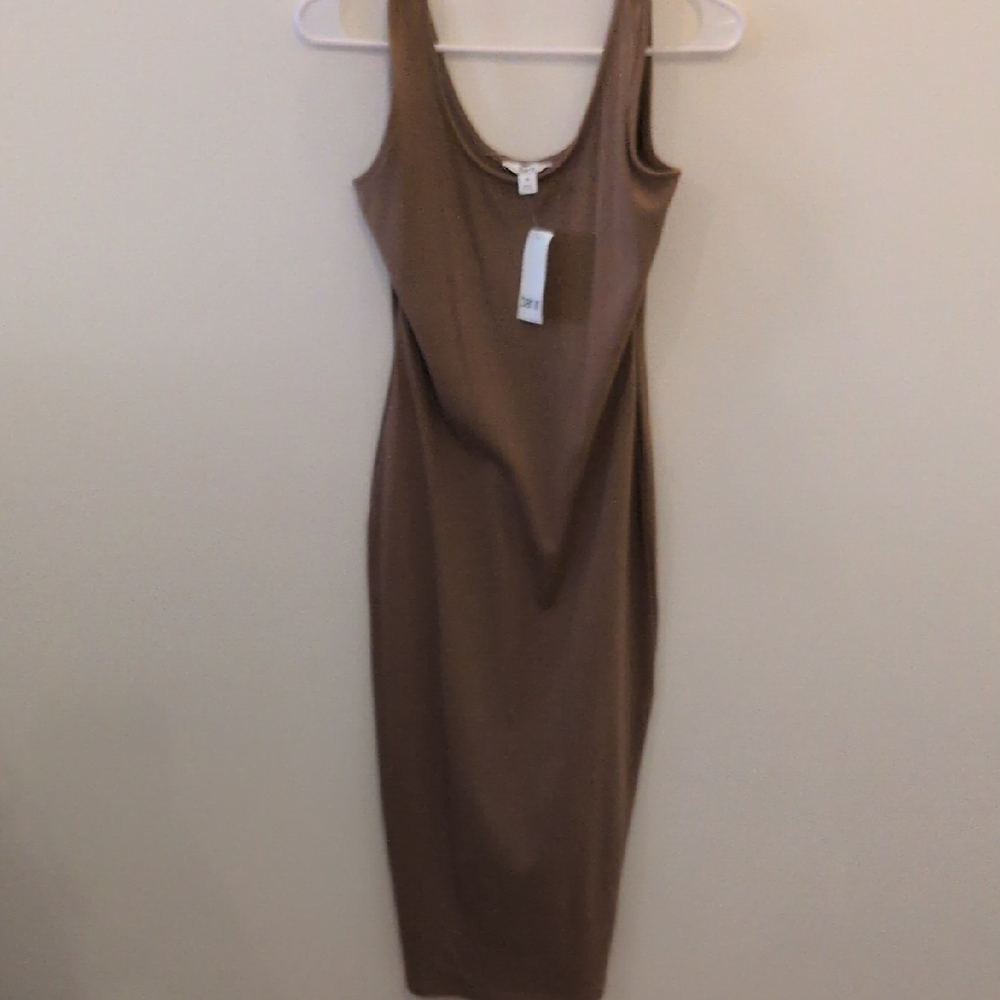 Bar III Tan Midi Dress